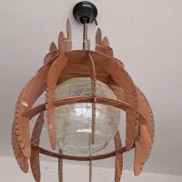 لوستر چوبی زیبا