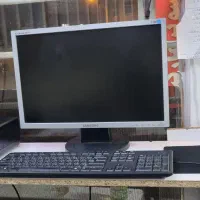 مینی کیس اچ پی و مانیتور و کیبورد dell