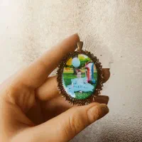 گردنبند برنز با عکس دلخواه قیمت اقتصادی