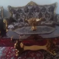 مبل سلطنتی ۷نفره تمام استیل ویک میز نهارخوری ۲نفره|مبلمان خانگی و میز عسلی|رباط‌کریم, |دیوار