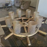 لوستر روستیک ۸ شاخه