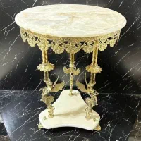 برنز میز تلفن خاطره دکوراسیون برنج برنزی برنجی