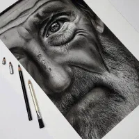 طراحی سیاه قلم