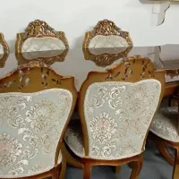 میز ناهارخوری چوبی ۸نفره سلطنتی