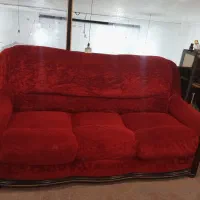 مبل هفت نفره چوب و پارچه درجه 1|مبلمان خانگی و میز عسلی|آمل, |دیوار