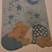 فرش و اکسسوری طرح تدی اتاق کودک