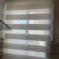 پرده زبرا شیک مناسب آشپزخانه