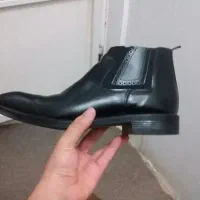 نیم بوت مشکی درحد نو بدون زدگی معاوضه