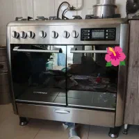 اجاق گاز و موکت طرح پارکت و خورده ریز