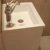 تعویض کف سرویس و سنگ توالت و نشتی یابی|خدمات پیشه و مهارت|اسکو, |دیوار