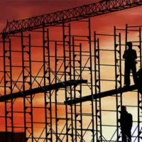 استاد کار حرفه ای داربست بندی