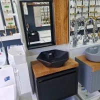 روشویی طرح ordinaryلاف رنگی+هود+گاز+انبار کابینتی