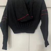 کراپ و شلوار بادگیر کلاه دار وزاپ دار فیری سایز|لباس|کرج, برغان|دیوار