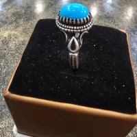 انگشتر فیروزه نیشابور محک نایاب استاد کاوه