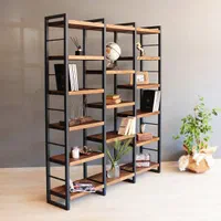 شلف کتابخانه دکوری پارتیشن قفسه فلزی|کتابخانه، شلف، قفسه‌های دیواری|تهران, نیروی هوایی (پیروزی)|دیوار