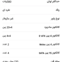 پاور کامپیوتر گرین در حد نو تو ترب ۱۴۰۰زده کارکرد|قطعات و لوازم جانبی رایانه|اقبالیه, |دیوار