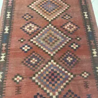 گلیم ۷۰ ساله دستبافت ۵ متری تمام پشم انتیک|گلیم، جاجیم، گبه|تهران, شهرک غرب|دیوار