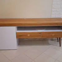 میز تلویزیون ساخت سفارشی و تمام چوب سالم