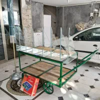 گاری میوه وسبزی فروشی،ترازومحک40کیلویی،سایبان چتری