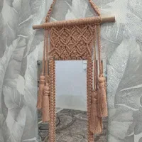 آینه مکرومه (سفارشی در ابعاد و رنگ دلخواه)|آینه|ری, حمزهآباد|دیوار