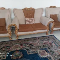 سرویس مبلمان 7نفره با میز جلو مبلی|مبلمان خانگی و میز عسلی|رودهن, |دیوار