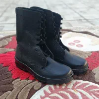 پوتین چرم مشکی