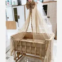 گهواره سنتی تبریز سیسمونی نوزاد تخت کنار مادر مدلl