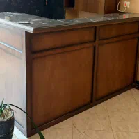 میز کانتر چوب راش کاملا سالم