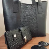 کیف چرم طبیعی دست دوز