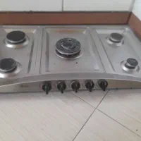 گاز صفحه ای ۵ شعله استیل ایتالیایی