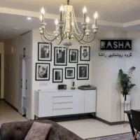 لوستر چوب فلز/آویز/rostik