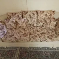 راحتی سه نفره چرم|مبلمان خانگی و میز عسلی|قم, باجک دو|دیوار