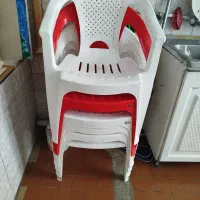 24 عدد صندلی پلاستیکی بزرگسال و کودک