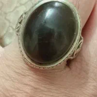 انگشتر عقیق یمن تراش قطعی و ثبتی کلکسیونی