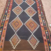 فرش کناره دست بافت و گلیم قدیمی|فرش|مراغه, |دیوار