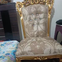 مبل سلطنتی تمام چوب طلاکوب|مبلمان خانگی و میز عسلی|شاهین‌شهر, عطار|دیوار