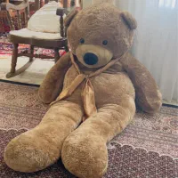 عروسک خرس شاخسین قهوه ای خارجی|اسباببازی بچه|تبریز, |دیوار