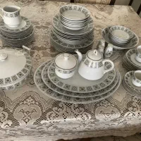 سرویس غذاخوری ۶نفره محصول کارخانه ناگارا ژاپن وچین