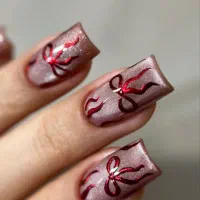 مدل ناخن فقط ۲۰۰ هزینه مواد