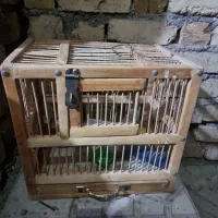 قفس چوبی پرنده