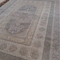 دوتخته فرش۹متری۱۲۰۰شانه گل‌ برجسته درحدجهیزیه|فرش|تهران, آسمان|دیوار