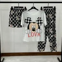 لباس های راحتی و خانگی دوتیکه سه تیکه وارداتی|لباس|تبریز, |دیوار