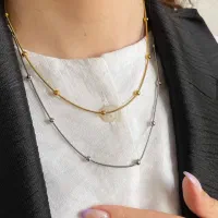 ست دستبند و گردنبند ماری توپی
