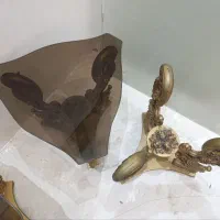 جلو مبلی میز سه تیکه با شیشه10 میل کلکسیونی عتیقه|کلکسیون اشیاء عتیقه|خوی, |دیوار