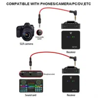 میکروفن بی سیم sk750. دو کاربره|لوازم جانبی موبایل و تبلت|تهران, خواجه نظام الملک|دیوار