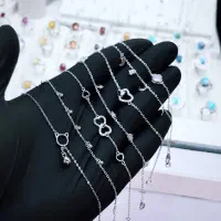 دستبند نقره ۹۲۵ زنانه مناسب کادو زیر۴ میلیون