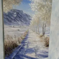 دو عدد تابلو نقاشی رنگ روغن|تابلو، نقاشی، عکس|تهران, امیریه|دیوار