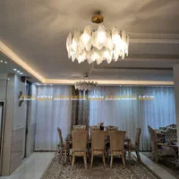 لوستر با پر وارداتی مدل روژمان