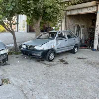 پراید تصادفی مدل 89 نقره ای