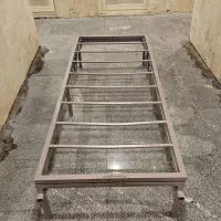 کفی تخت یک نفره فلزی جک دار